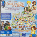Back of the box of Ticket to Ride First Journey Europe – buy now from Boardgamist.