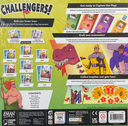 Challengers! back of the box, buy the capture the flag board game from Out of Town Games