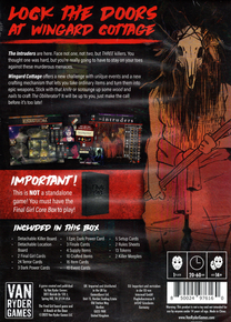 A Knock at the Door (The Intruder) Series 2 Expansion back of the box buy the solo game from Boardgamist UK.