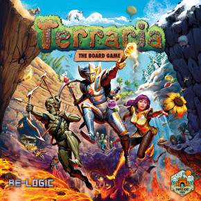 Terraria The Board Game from Boardgamist.com — embark on a cooperative sandbox adventure of exploration crafting and epic boss battles.