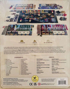 Back of Nippon Zaibatsu board game from Boardgamist UK