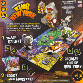 King of New York back of the box - buy family games from out of town games King of New York back of the box - buy family games from out of town games