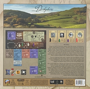 Obsession back of the box, buy the cooperative board game from Boardgamist