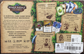 Board Royale Survival Bundle back of box - buy great games from Out of Town Games Board Royale Survival Bundle back of box - buy great games from Out of Town Games