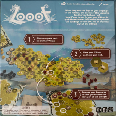 Back of Looot -  Boardgamist