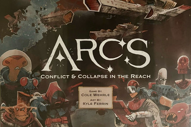 Buy Arcs board game from Boardgamist UK — a bold space opera where every card you play shapes the fate of the Reach.