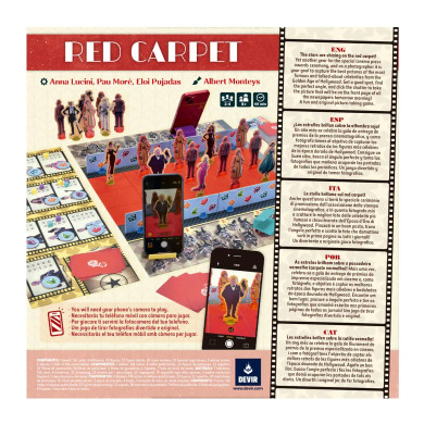Back of box Red Carpet Boardgamist