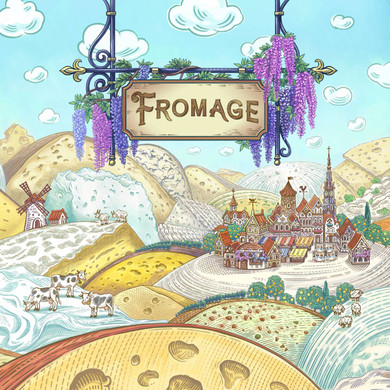 Buy Fromage from Boardgamist — a strategic worker placement game where players run rival fromageries and supply the villages of France.
