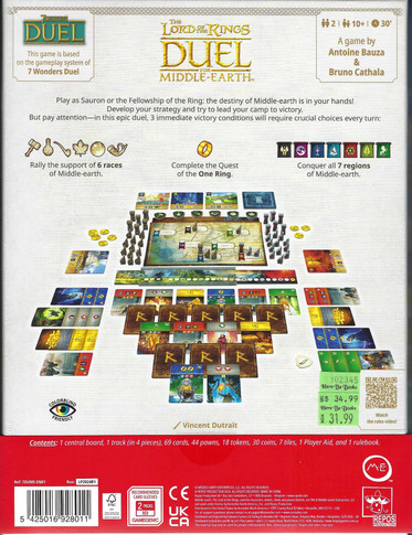 The Lord of the Rings: Duel for Middle-Earth – buy now from Boardgamist.