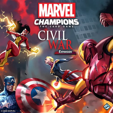 Buy ‘Marvel Champions Civil War’ from Boardgamist UK - face off hero versus hero in a strategic living card game expansion.