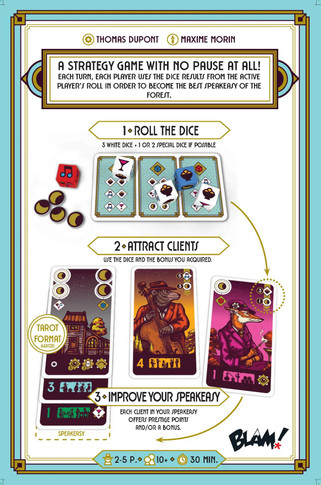 Back of the box of Moonshine - Buy now from Boardgamist UK.