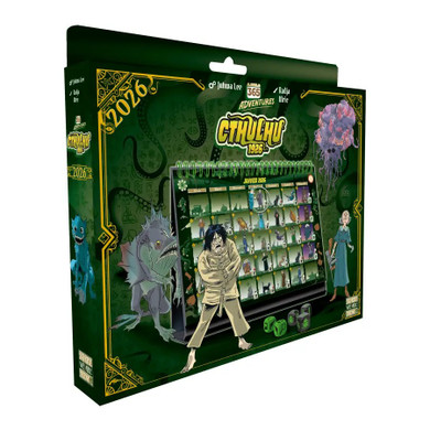 Buy ‘365 Adventures: Cthulhu 1926’ from Boardgamist — a solo daily narrative game set in a world of cosmic horror.