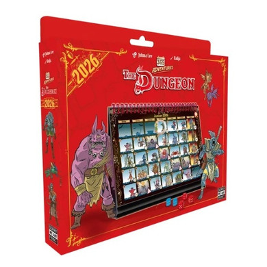 Buy 365 Adventures The Dungeon 2026 board game now from Boardgamist UK — embark on a year-long solo dungeon crawl with daily challenges and evolving adventure