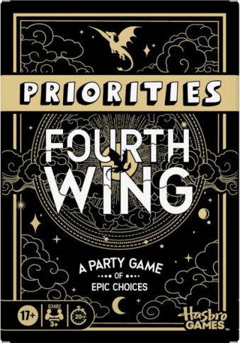 Pre-order Priorities: Fourth Wing from Boardgamist.com - As members of the Iron Squad, predict the Wingleader’s ranking of Empyrian words.