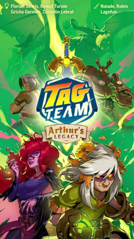Pre-order Tag Team: Arthur’s Legacy board game now from Boardgamist.com — battle with legendary Arthurian fighters in this quick and tactical auto battler card game expansion.