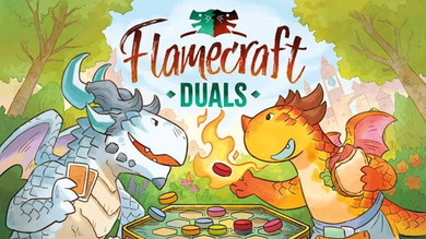 Buy Flamecraft Duals board game now from Boardgamist UK — place dragons, fire up powers and complete shop patterns in this compact Flamecraft game.