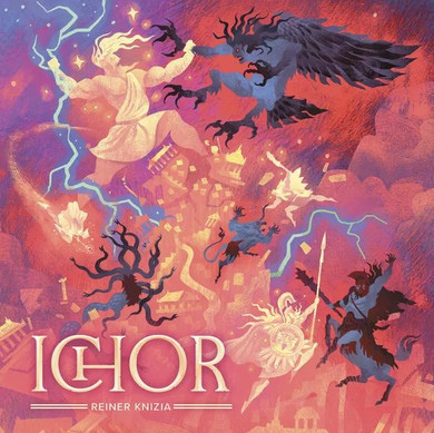 Buy Ichor board game now from Boardgamist UK — command gods or monsters in an asymmetric battle of strategy, positioning and timing.