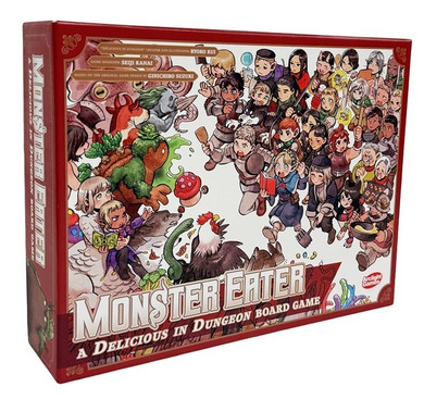 Buy Monster Eater board game now from Boardgamist UK – Hunt monsters, cook incredible dishes and outscore your rivals in this tactical fantasy card game.