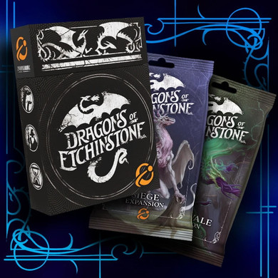 Buy Dragons of Etchinstone: Campaign Bundle from Boardgamist – A complete solo fantasy adventure that fits in your pocket.