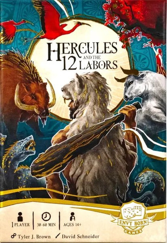 Buy Hercules and the 12 Labors from Boardgamist – An epic solo dice driven journey through Greek mythology.