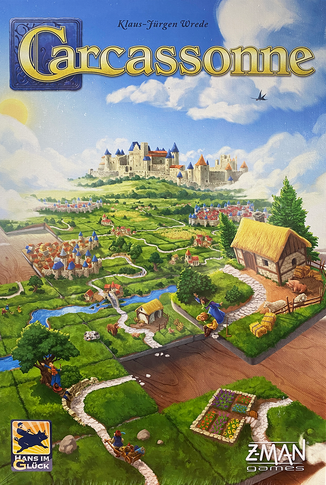Buy Carcassonne (2015 edition) board game from Out of Town Games refreshed box art