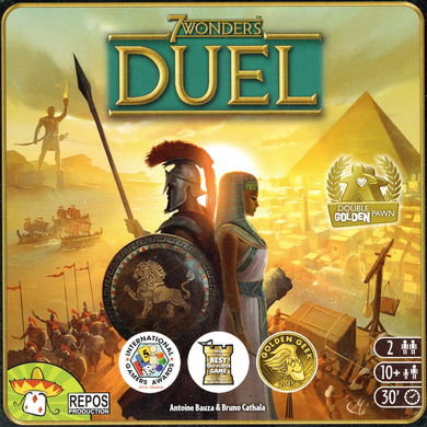 Buy 7 Wonders Duel from Boardgamist! Two player card game