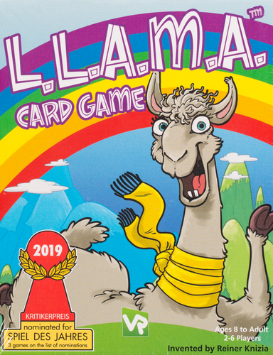 Buy L.L.A.M.A. the award winning children's card game from Out of Town Games (Llama)