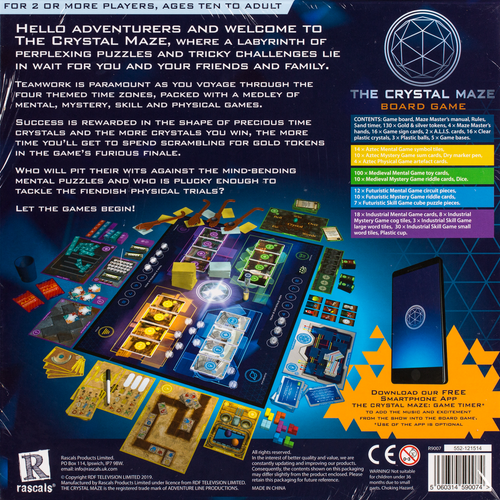 how to play the crystal maze board game