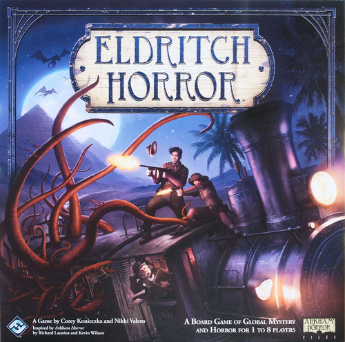 Buy Eldritch Horror cooperative Lovecraftian board game from Out of Town Games