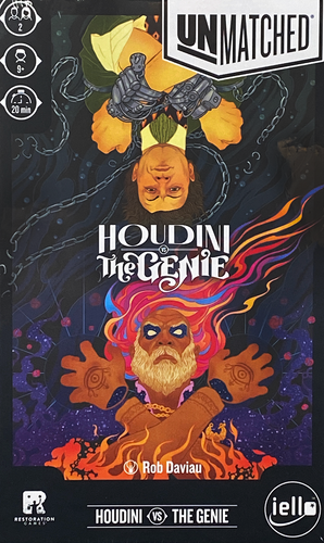 Buy Unmatched Houdini vs The Genie from Out of Town Games. Two player board games.