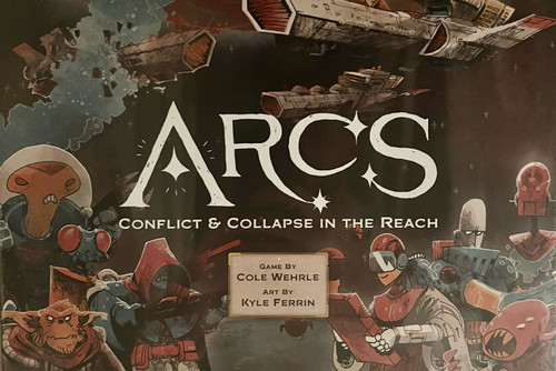 Buy Arcs board game from Boardgamist UK — a bold space opera where every card you play shapes the fate of the Reach.