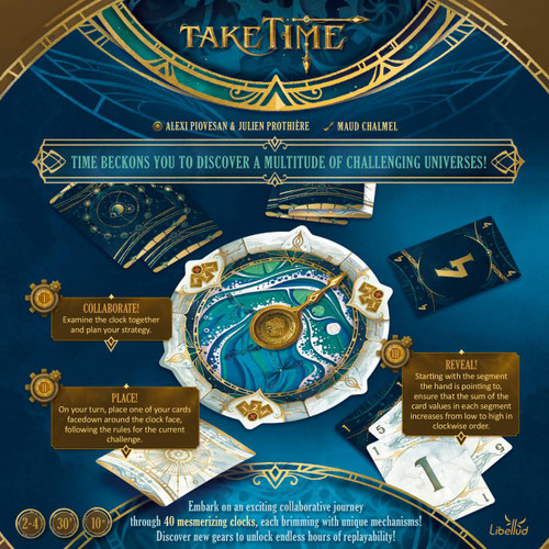 Back of Box Take Time on Boardgamist