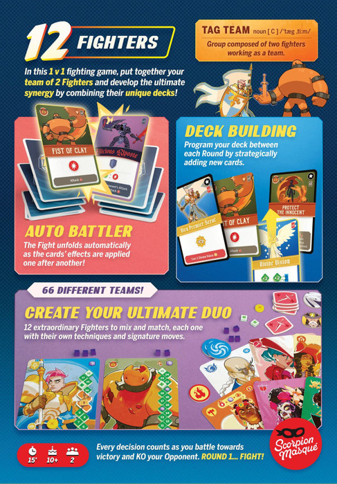 Buy Tag Team board game now from Boardgamist UK — back of the box