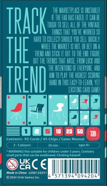 Back of Box - Buy TRND board game now from Boardgamist UK