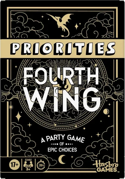 Pre-order Priorities: Fourth Wing from Boardgamist.com - As members of the Iron Squad, predict the Wingleader’s ranking of Empyrian words.