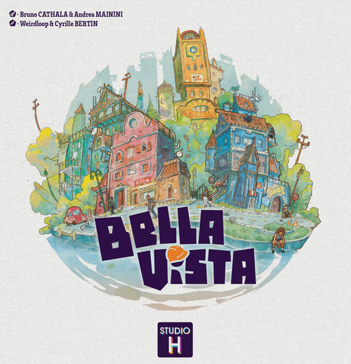 Bella Vista from Boardgamist.com — compete as architects to build the best skyline in this strategic city building game.