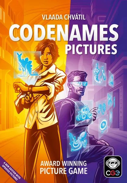 Buy Codenames Pictures board game now from Boardgamist UK — give clever clues and uncover secret images in this award-winning team game.