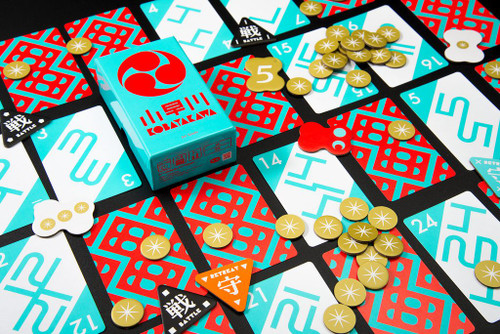 Components of ‘Kobayakawa’ – buy now from Boardgamist
