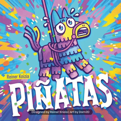Buy Piñatas board game now from Boardgamist UK — master a unique trick-taking challenge where perfect timing matters more than winning every trick.