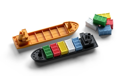 Container ships – buy now from Boardgamist.