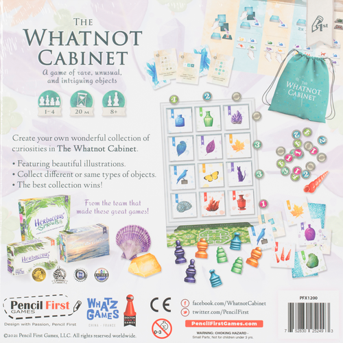 The Whatnot Cabinet Back of the Box, Buy from Out of Town Games