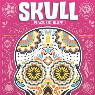 Buy Skull from Boardgamist UK - a thrilling bluffing duel of hidden discs, daring bids and clever risks.