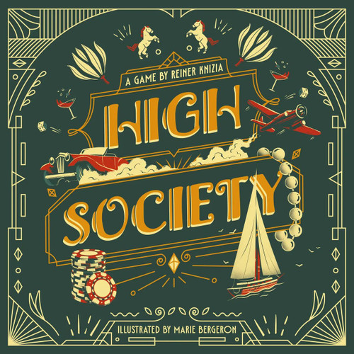 Buy High Society board game now from Boardgamist UK — outbid your rivals, build prestige and stay rich enough to remain in high society.
