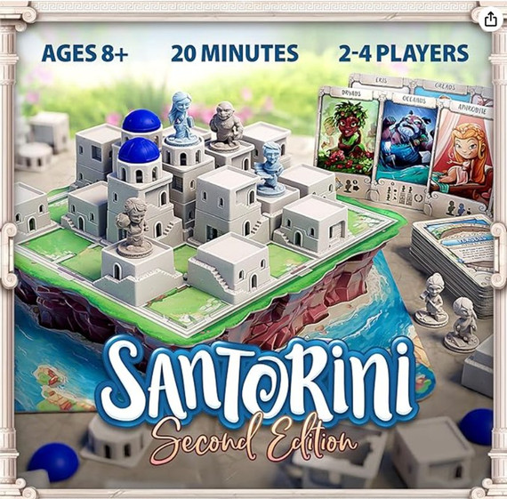 Buy Santorini Second Edition from Boardgamist