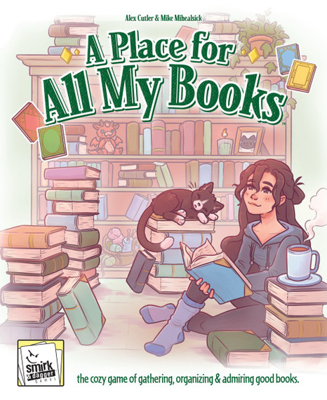 Buy A Place for All My Books from Boardgamist — a relaxing puzzle game where players build and organise their dream library.