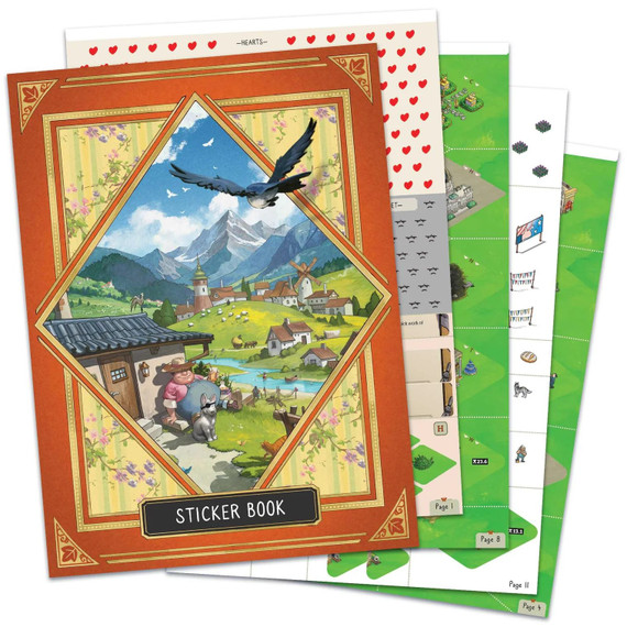 Cozy Stickerville Stickerbook at Boardgamist UK
