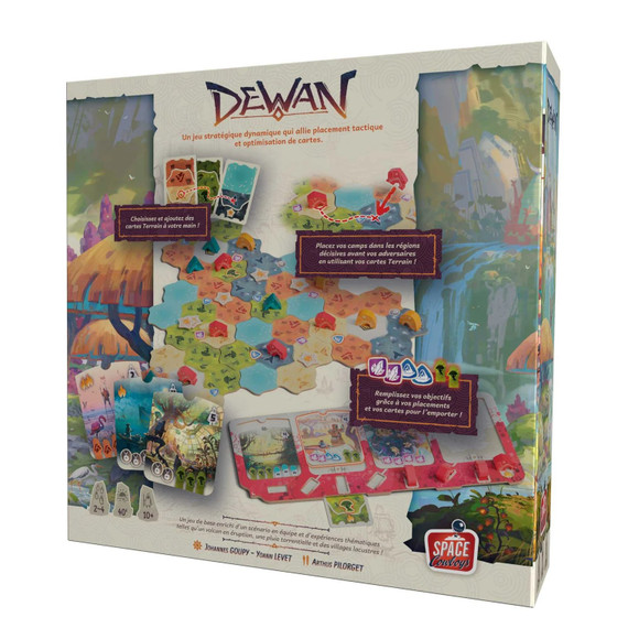 Dewan Back of the Box at Boardgamist UK