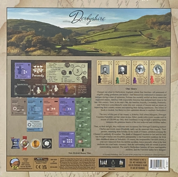 Obsession back of the box, buy the cooperative board game from Boardgamist