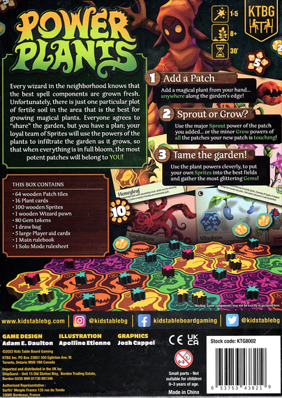Power Plants back of the box - buy the gorgeous strategy game from Out of Town Games