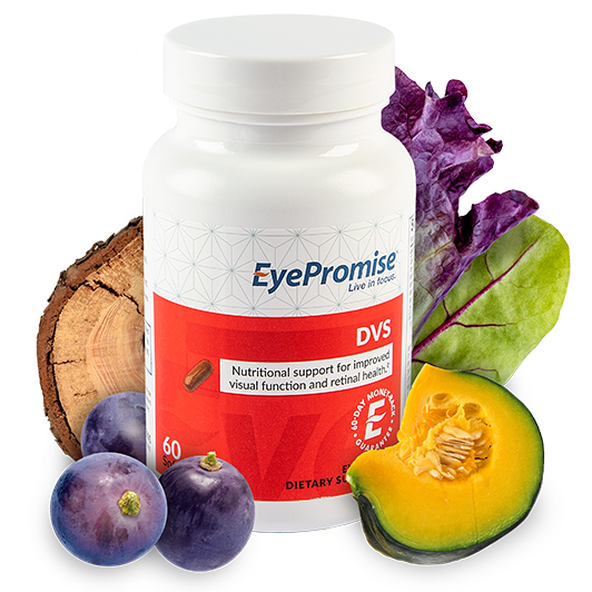 Each ingredients in EyePromise DVS was specifically chosen for its ability to combat the vascular effects of uncontrolled blood glucose levels, and the proprietary blend is unlike anything else available.